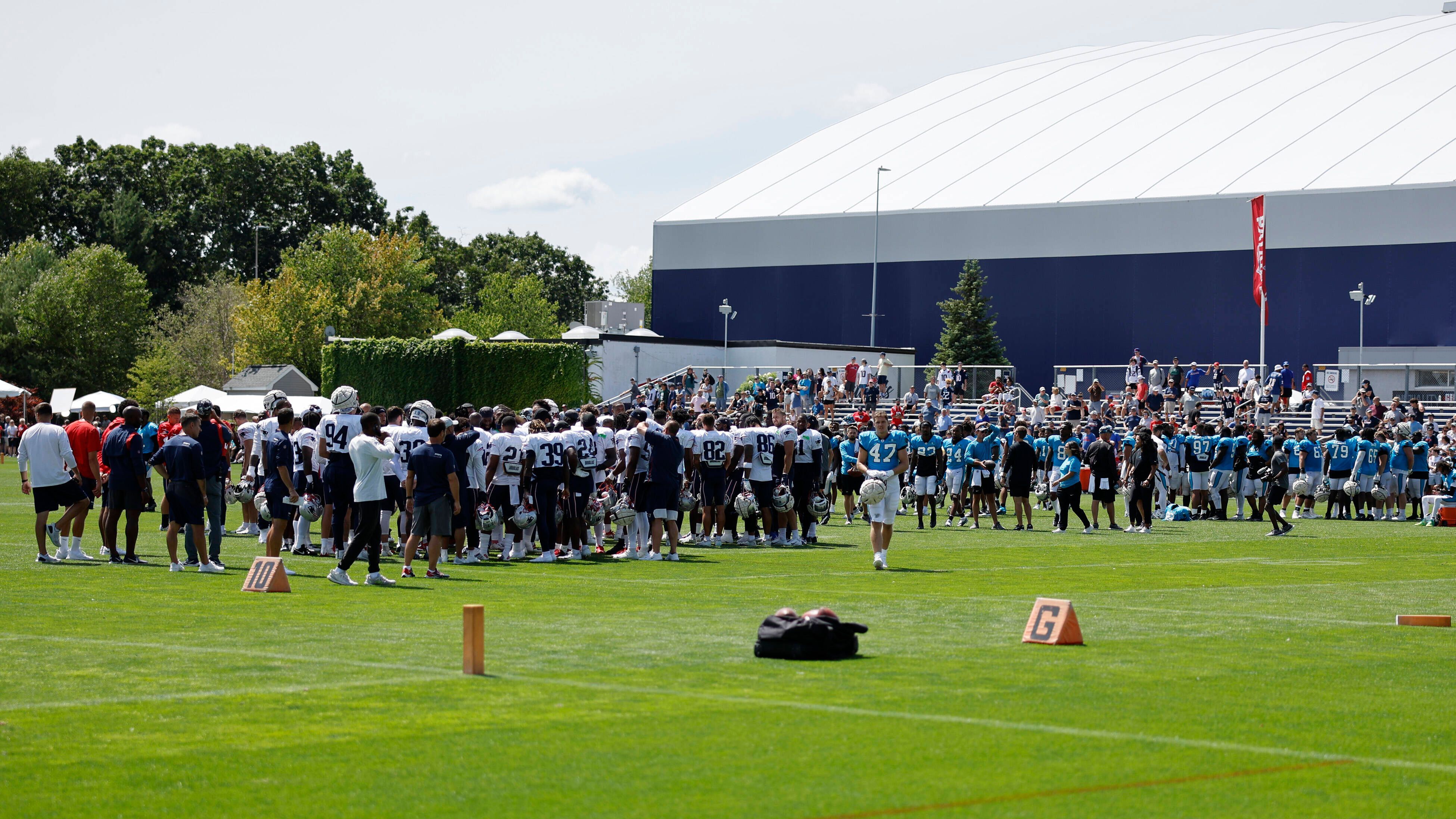 <strong>New England Patriots</strong><br>New England Patriots Practice Facility<br><em>Baukosten: unbekannt</em>