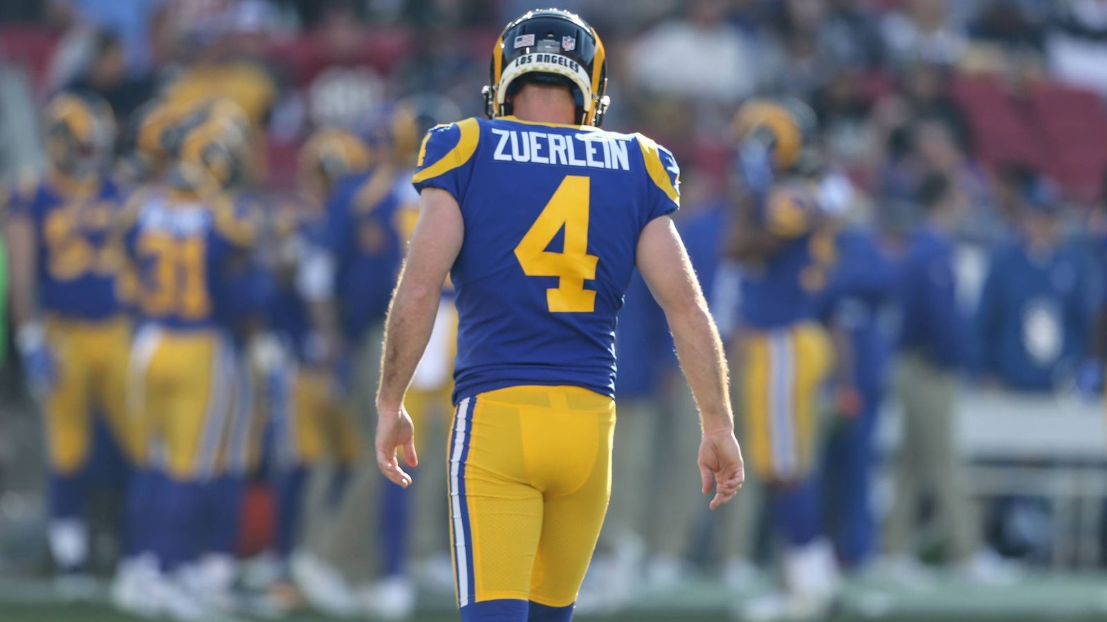 
                <strong>Greg Zuerlein (Los Angeles Rams)</strong><br>
                Field-Goal-Treffer in der Saison 201820-29 Yards: 9 von 930 bis 39 Yards: 10 von 1040 bis 49 Yards: 4 von 650 Yards oder mehr : 4 von 6
              