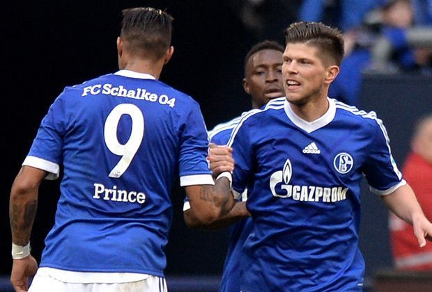 
                <strong>FC Schalke 04 - 1899 Hoffenheim 4:0</strong><br>
                Und auch nach der Pause jubelt nur noch die Heimelf. Chinedu Obasi und nochmal Klaas-Jan Huntelaar schrauben das Ergebnis in die Höhe und betreiben nach den zwei herben Pleiten gegen Real Madrid und den FC Bayern Wiedergutmachung.
              