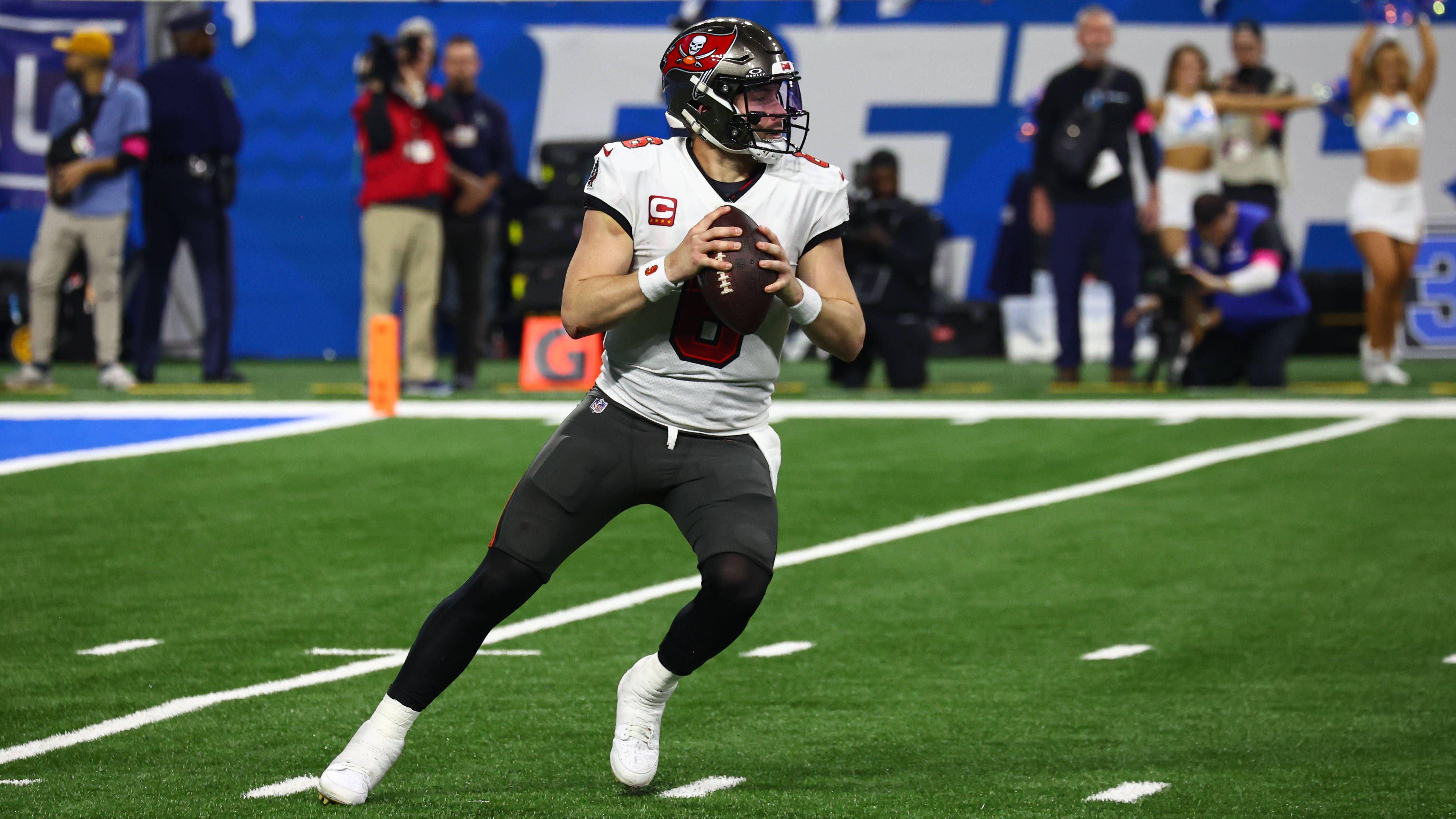 <strong>Baker Mayfield (Quarterback)</strong><br>Dass Baker Mayfield in der Saison 2023 bei den Tampa Bay Buccaneers als Nachfolger von Tom Brady bis in die Divisional Round marschieren würde, das hätte wohl niemand gedacht. In Tampa Bay sind sie mit insgesamt zehn Saisonsiegen mehr als zufrieden mit ihrem Quarterback.