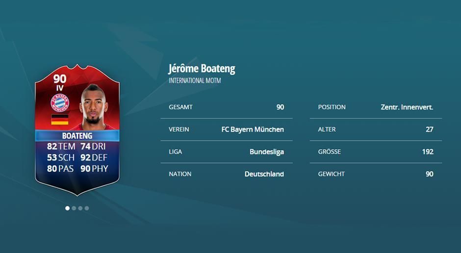 
                <strong>Jerome Boateng (Deutschland): Stärke 90</strong><br>
                Jerome Boateng (Deutschland): Stärke 90
              