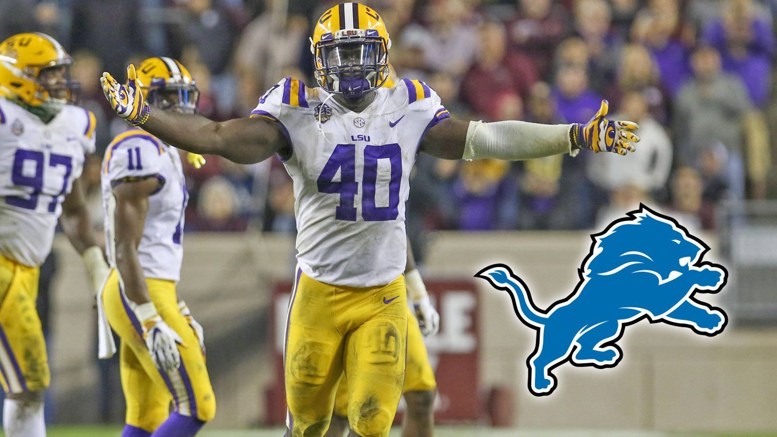 
                <strong>Pick 8: Devin White - Detroit Lions</strong><br>
                Position: LinebackerCollege: LSU
              