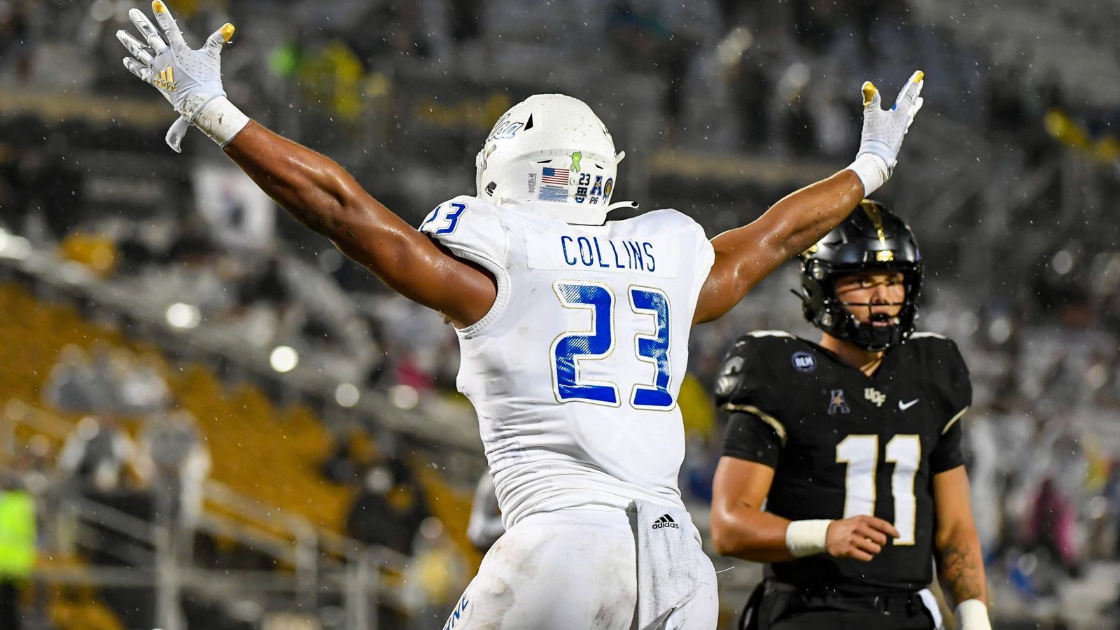 
                <strong>Pick 27: Baltimore Ravens - Zaven Collins</strong><br>
                &#x2022; Linebacker -<br>&#x2022; Tulsa<br>
              