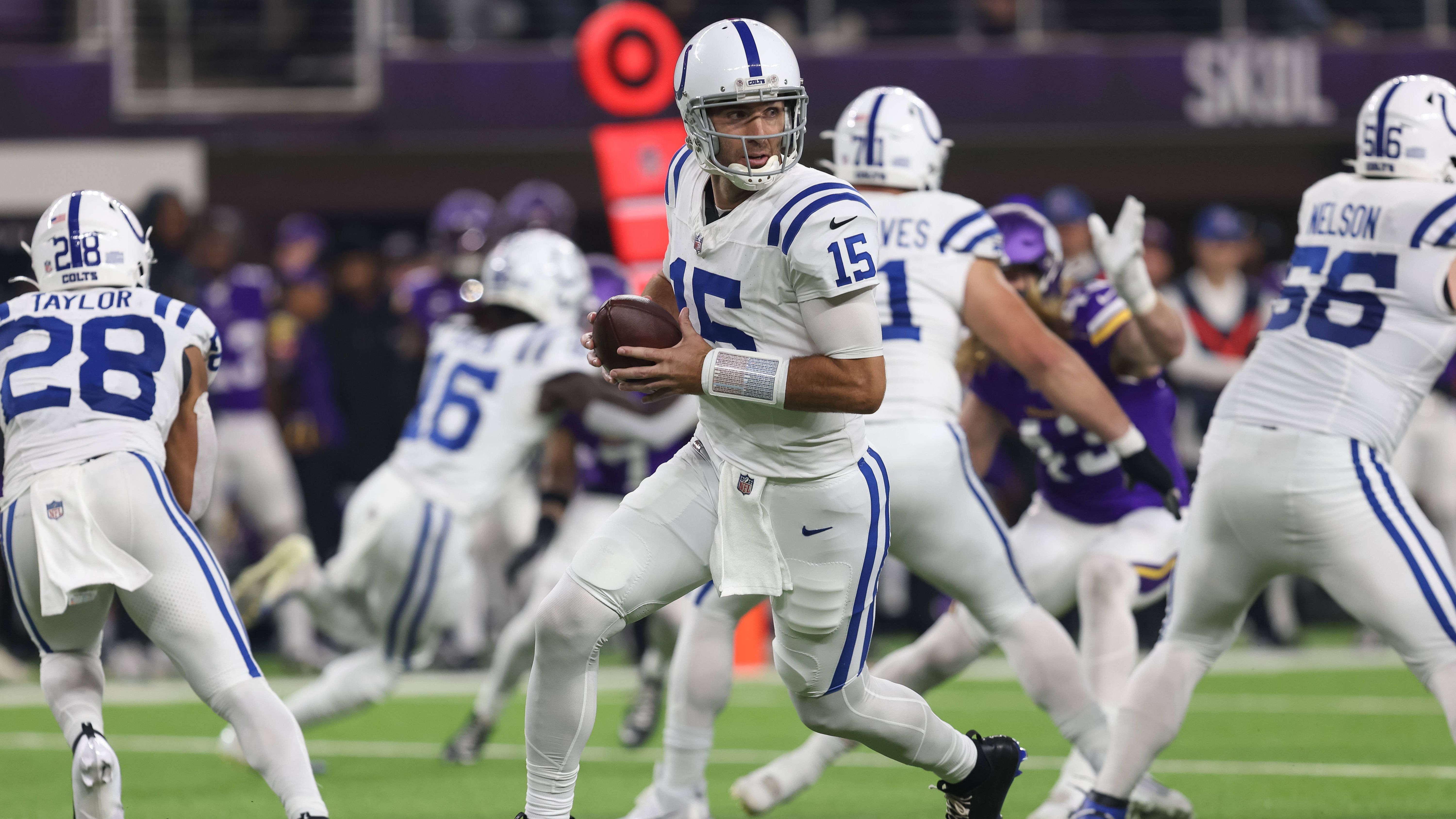 <strong>10. Platz (geteilt): Indianapolis Colts</strong><br>Conversion Percentage: 65 Prozent