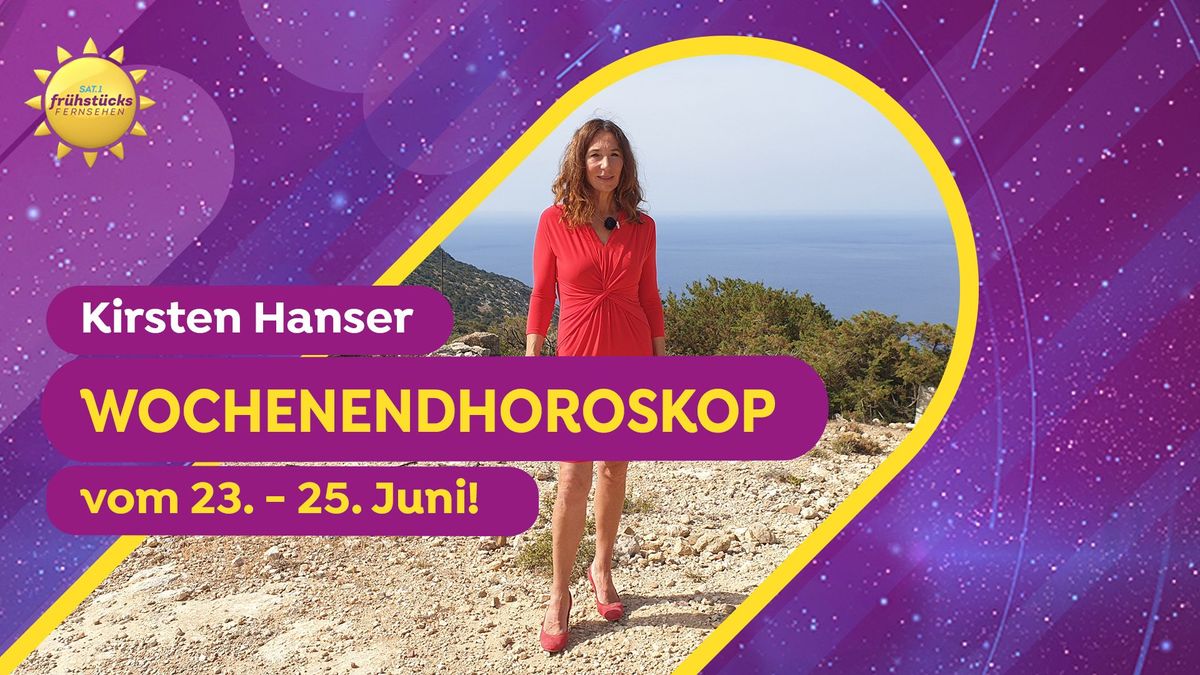 Wochenendhoroskop 23. Juni 2023