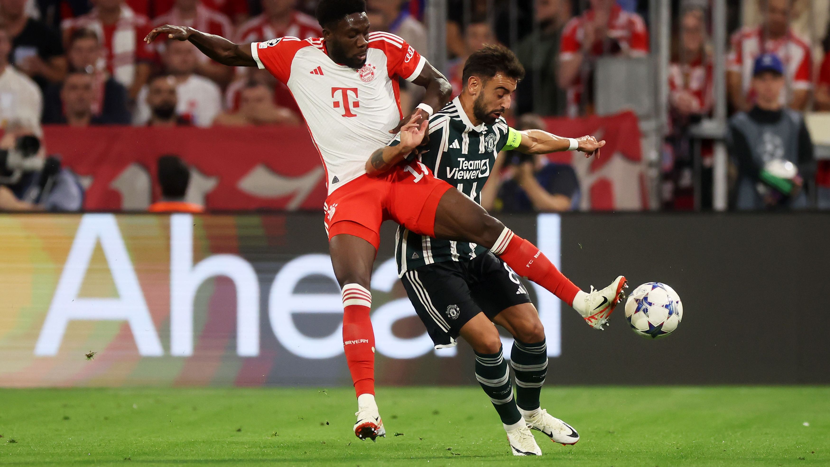 <strong>Bruno Fernandes (Manchester United)</strong><br>Orientiert sich gegen den Ball immer wieder an Kimmich und sorgt dafür, dass Bayern sich zunächst nicht geordnet befreien kann. Über 90 Minuten gelingt ihm das aber nicht. Schafft es offensiv auch nicht, dem Spiel seinen Stempel aufzudrücken. Daran ändert sein schöner Freistoß zum 3:4 ganz am Ende nur wenig.&nbsp;<strong><em>ran</em></strong><strong>-Note: 3.</strong>