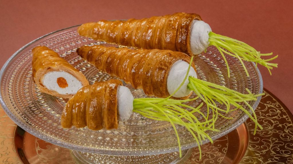 Osterrezept à la Bettina Schliephake-Burchardt & Christian Hümbs: Schillerlocken-"Karotten" zum Nachbacken