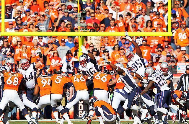 
                <strong>AFC Championship Game: Denver Broncos - New England Patriots</strong><br>
                In Denver kommt es im AFC-Championship-Game zum Duell der Star Quaterbacks Peyton Manning und New Englands Tom Brady. Schon die Anfangsphase ist auf einem ganz hohen Niveau, jeder Punkt muss hart erkämpft werden
              