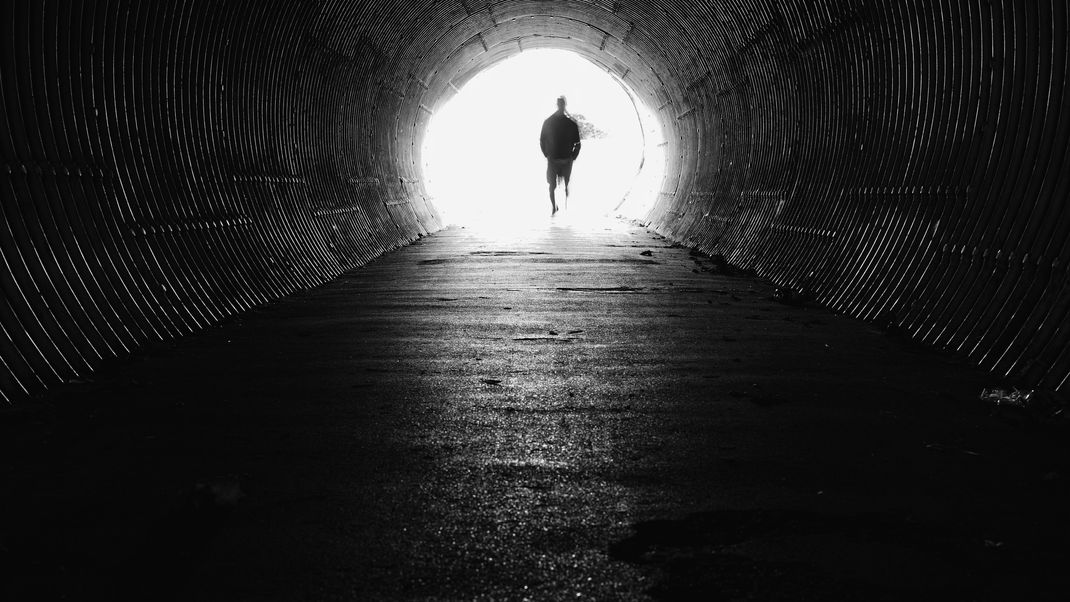 "Das Licht am Ende des Tunnels" - eine häufig gemachte Erfahrung