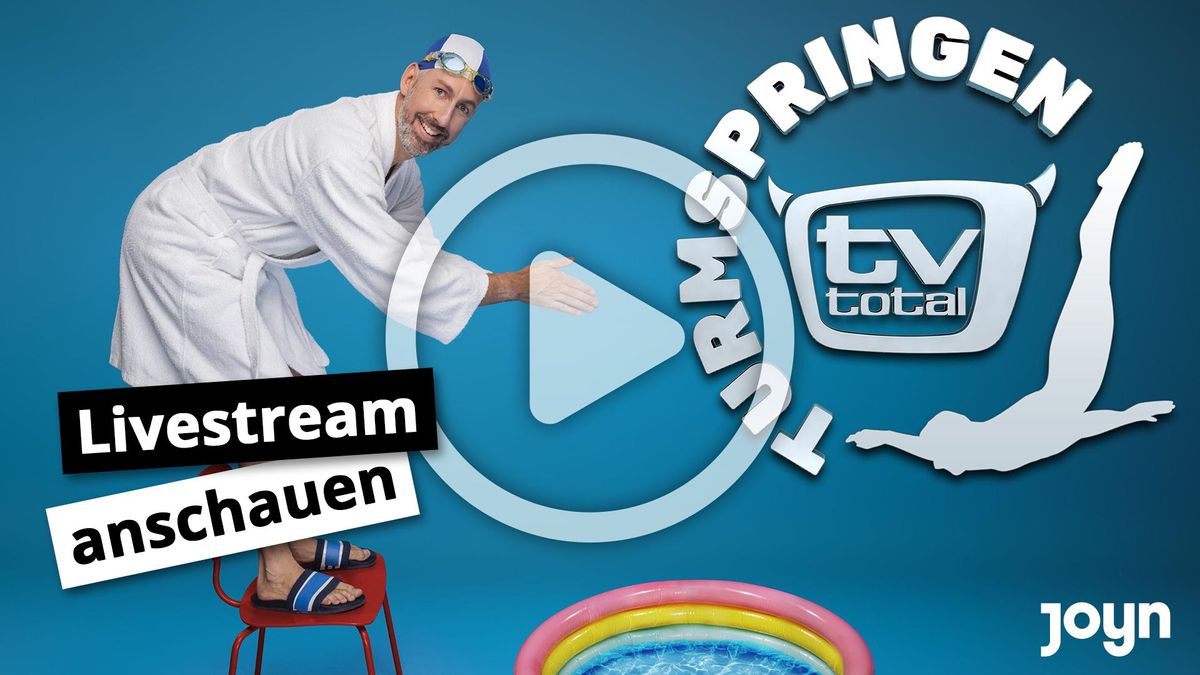 Joyn-Teaser Livestream "TV total Turmspringen" 2024, Sebastian Pufpaff