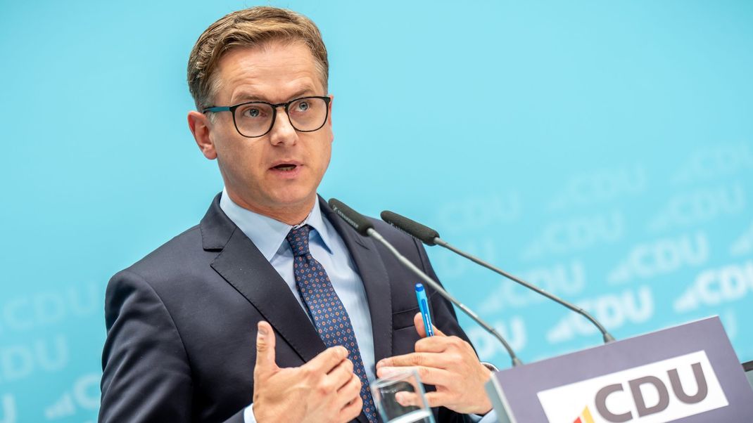 CDU-Generalsekretär Linnemann: "Wenn man die AfD stark machen will, soll man ruhig solche Interviews stören."