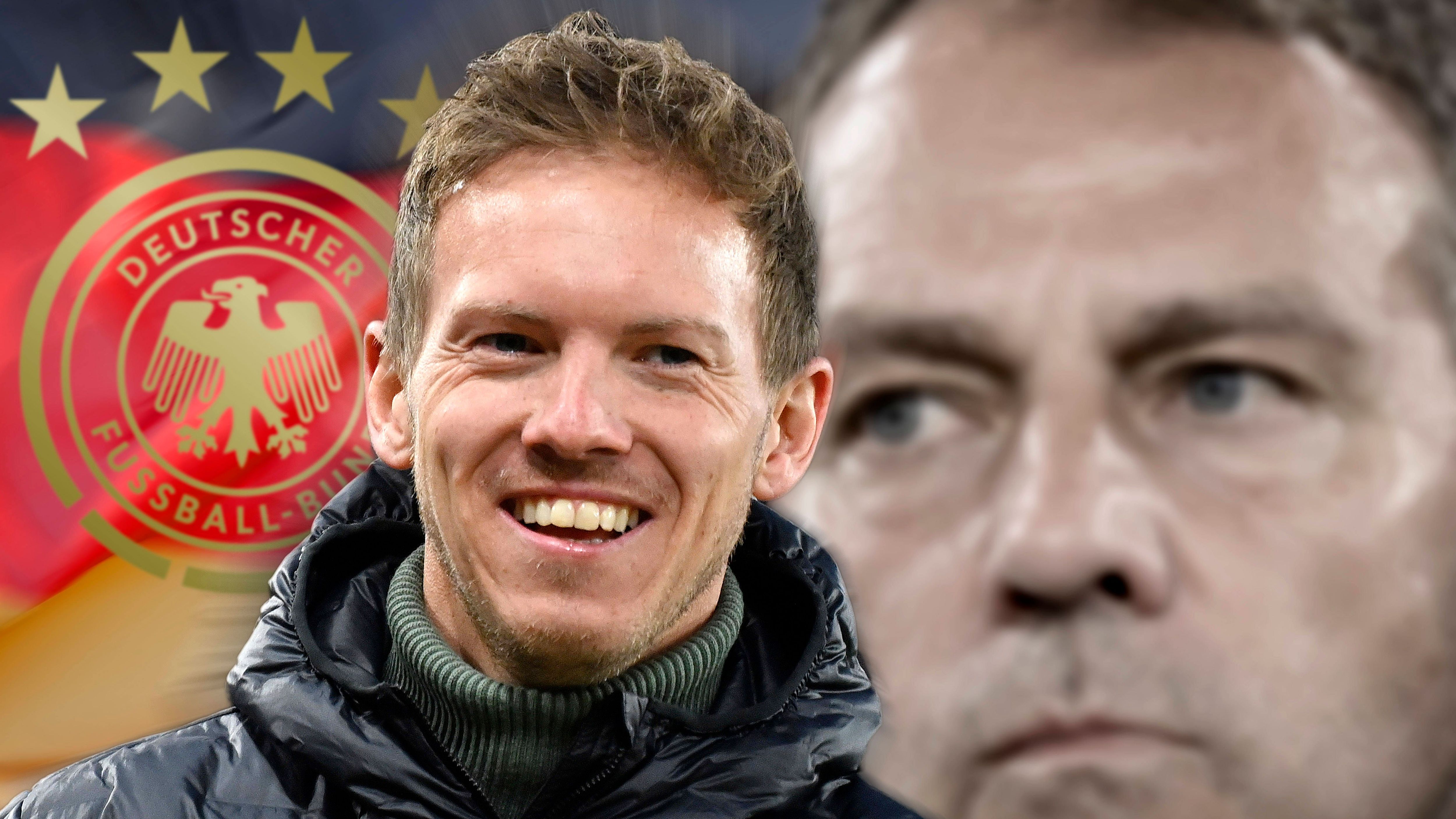 <strong>Nagelsmann: Jung, aber nicht der jüngste</strong><br>Mit 36 Jahren ist Julian Nagelsmann zwar immer noch ein junger Trainer, aber nicht der jüngste Bundestrainer. Das bleibt Otto Nerz, der im Jahr 1926 mit 34 Jahren erstmals auf der Bank der deutschen Nationalmannschaft saß. Nagelsmanns-Vorgänger Hansi Flick war hingegen schon 56 Jahre alt und damit einer der ältesten Debütanten als Bundestrainer.