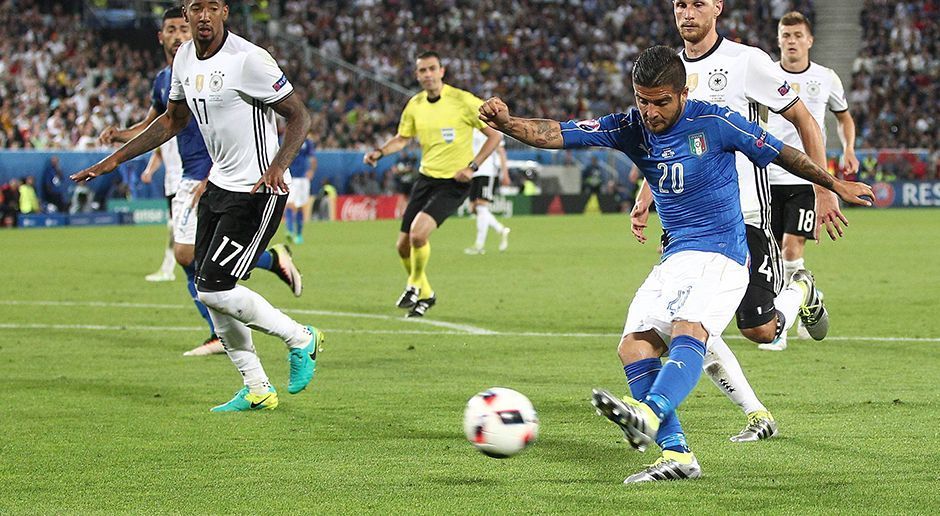 
                <strong>Lorenzo Insigne</strong><br>
                Lorenzo Insigne: Kam in der zweiten Hälfte der Verlängerung für den entkräfteten Eder. Testete Boateng direkt in einem Laufduell – und in der 114. Minute mit einem Schuss Manuel Neuer. ran-Note: 3.
              