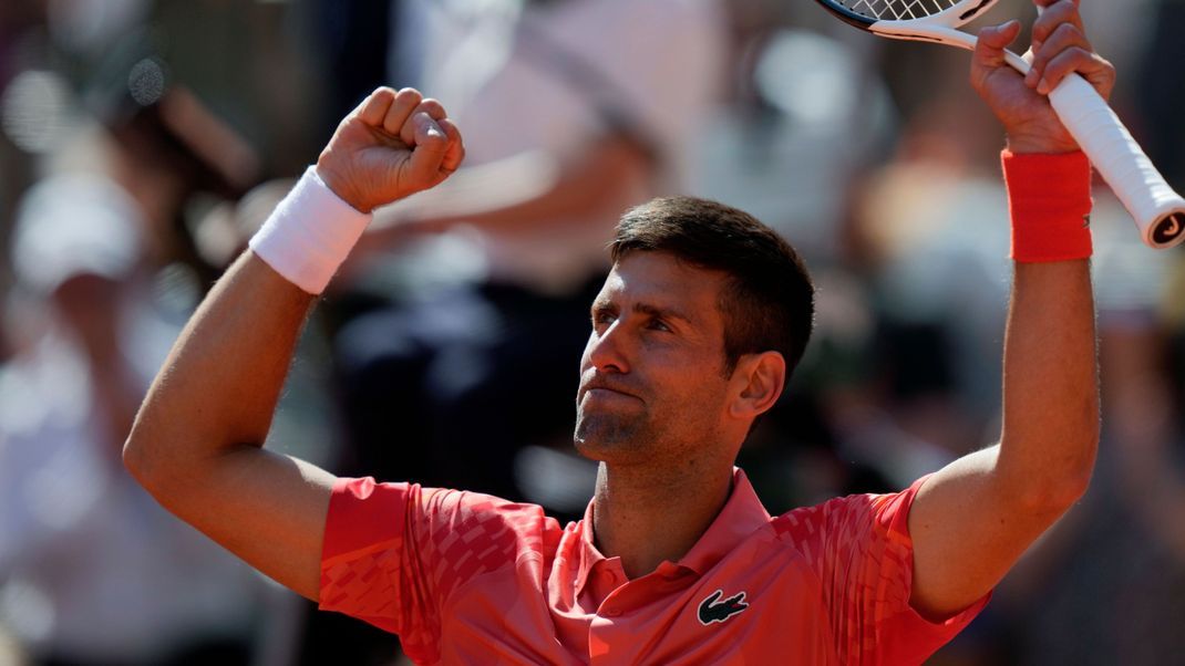 Kann einen neuen Rekord feiern: Novak Djokovic.