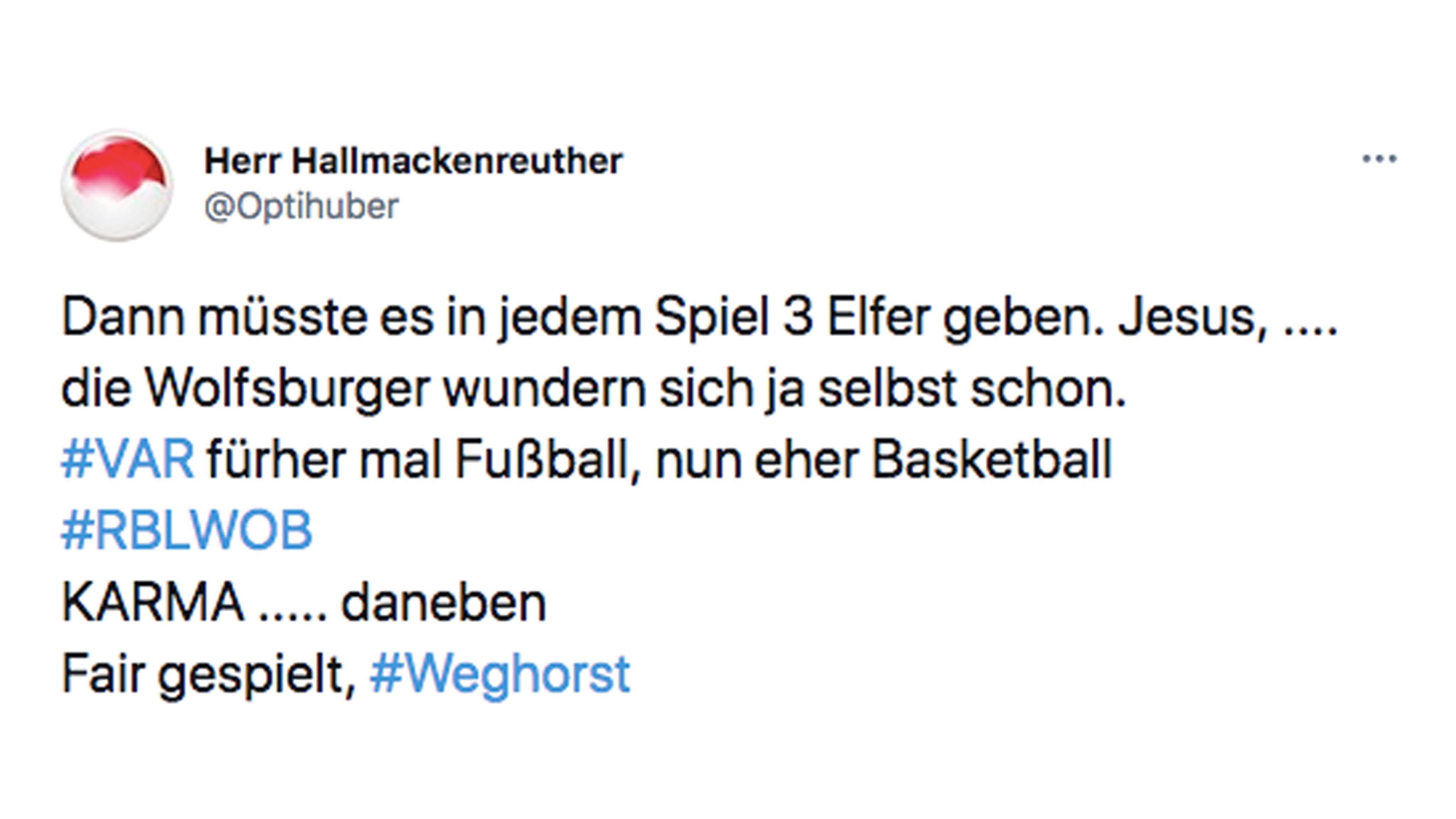
                <strong>VAR-Wahnsinn im DFB-Pokal: So reagiert das Netz</strong><br>
                Auch bei Leipzig Wolfsburg sorgten die VAR-Entscheidungen für Zündstoff.
              