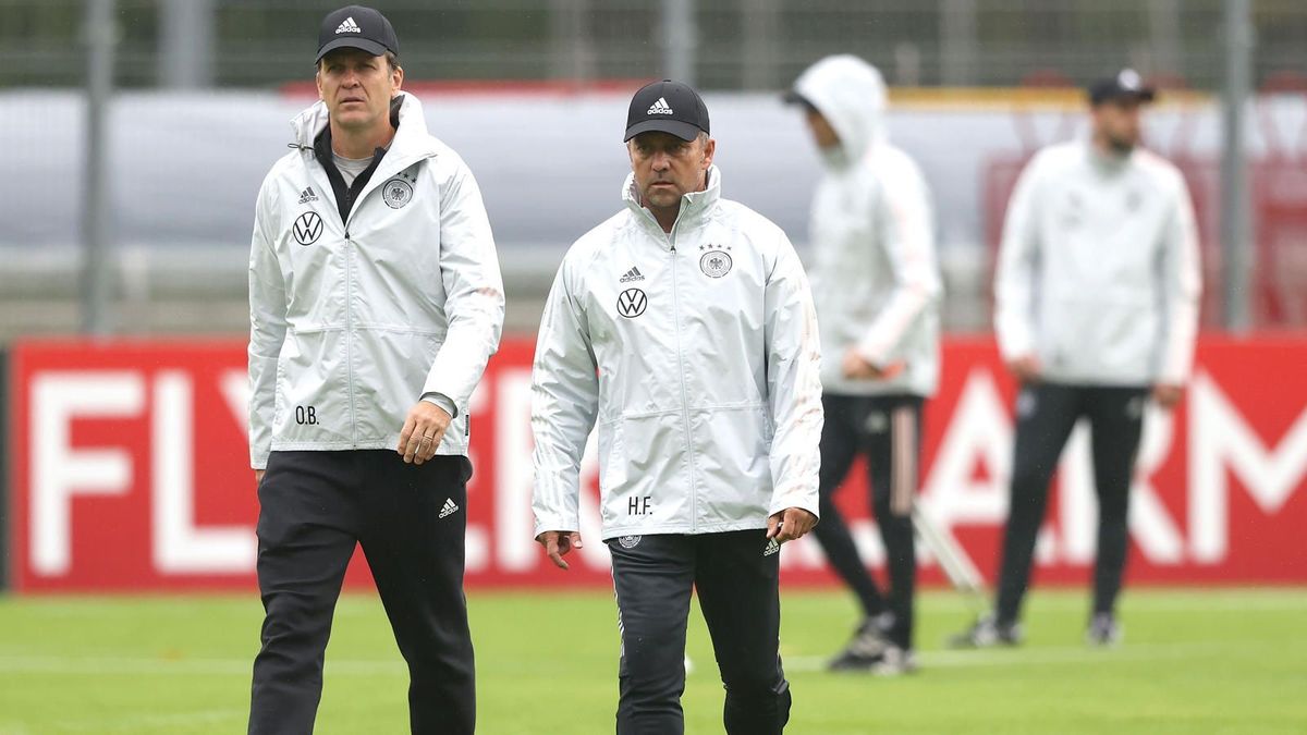 Hansi Flick und Oliver Bierhoff