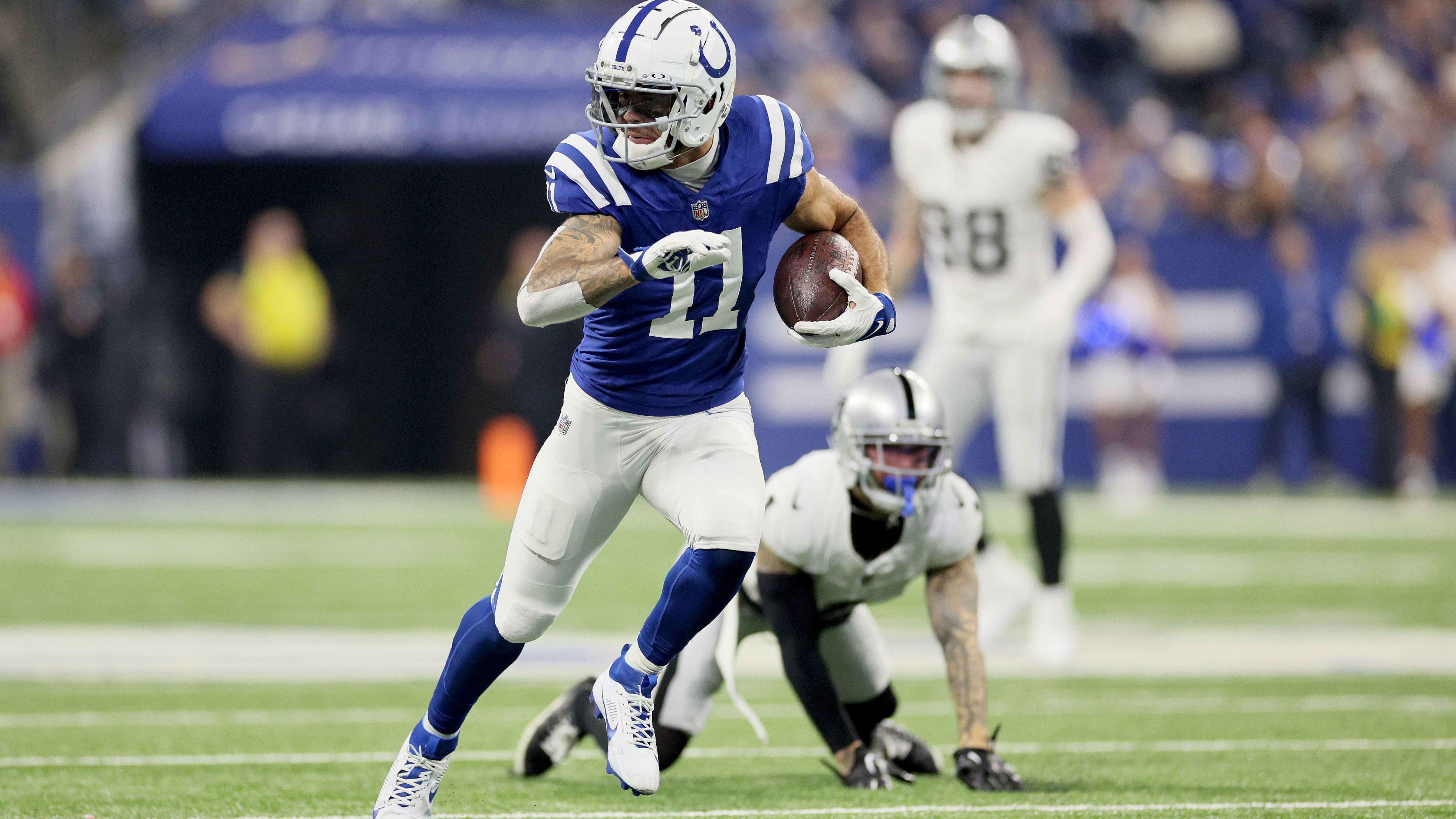 <strong>Indianapolis Colts<br></strong>Franchise Tag vergeben an: Michael Pittman Jr.<br>Position: Wide Receiver<br>Vertragsupdate: Dreijahresvertrag über 70 Millionen US-Dollar, 41 Millionen US-Dollar davon sind garantiert