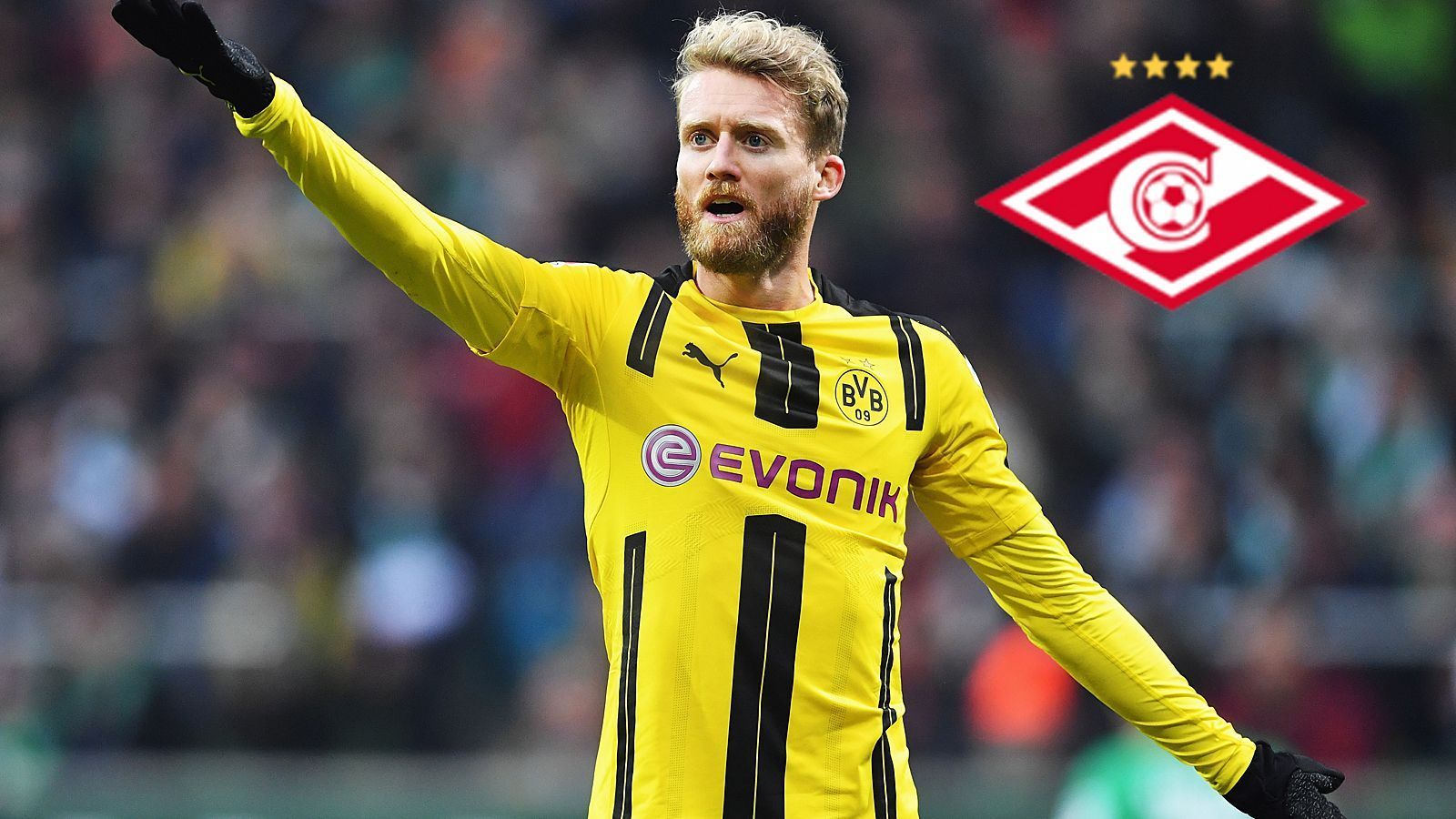 
                <strong>Andre Schürrle (möglicherweise künftig Spartak Moskau)</strong><br>
                Mit Fulham als Leihspieler aus der Premier League abgestiegen, bei Stammverein Dortmund nicht benötigt. Für den deutschen Weltmeister Andre Schürrle soll es aufgrund der sportlichen Perspektivlosigkeit beim BVB woanders hingehen. Das russische Portal "championat.com" berichtet, dass der 28 Jahre alte Flügelstürmer vor einem Wechsel in die Premier Liga zu Spartak Moskau stehen. Zunächst sei ein Leihgeschäft inklusive Kaufoption geplant. Die Kaufoption liege dem Bericht nach bei acht Millionen Euro, womit Dortmund ein eklatantes Transfer-Minus mit dem einstigen Nationalspieler machen würde. Schürrle wechselte im Sommer 2016 immerhin noch für 30 Millionen Euro Ablöse innerhalb der Bundesliga von Wolfsburg zum BVB und hat beim amtierenden Vizemeister einen Vertrag bis 2021.
              