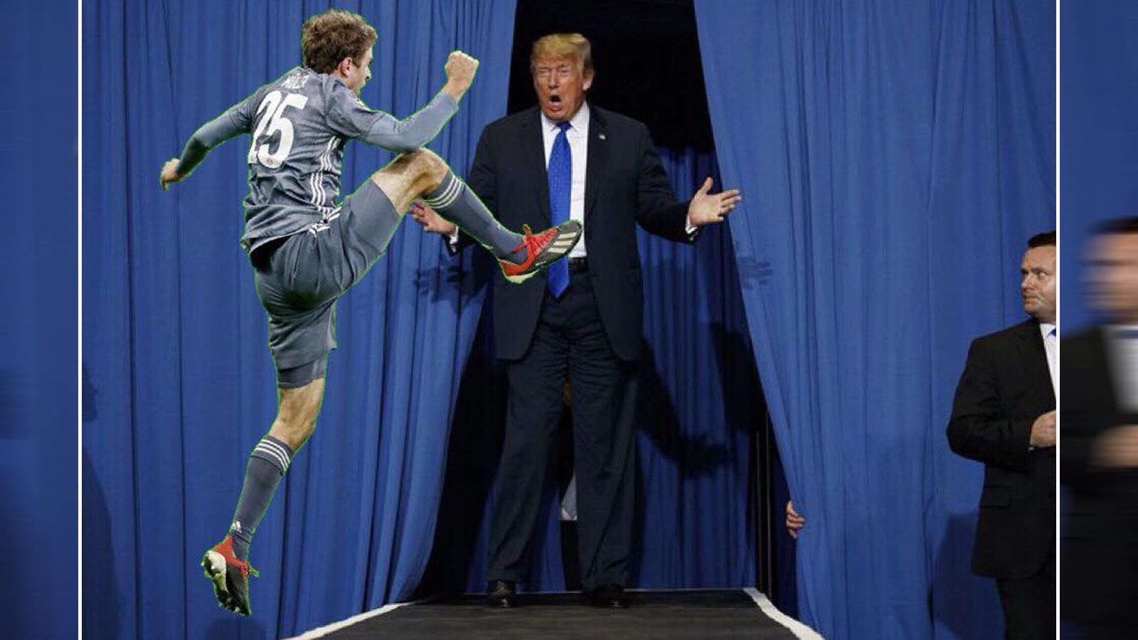 
                <strong>Make Müller Great Again </strong><br>
                Bayern first, America second!
              