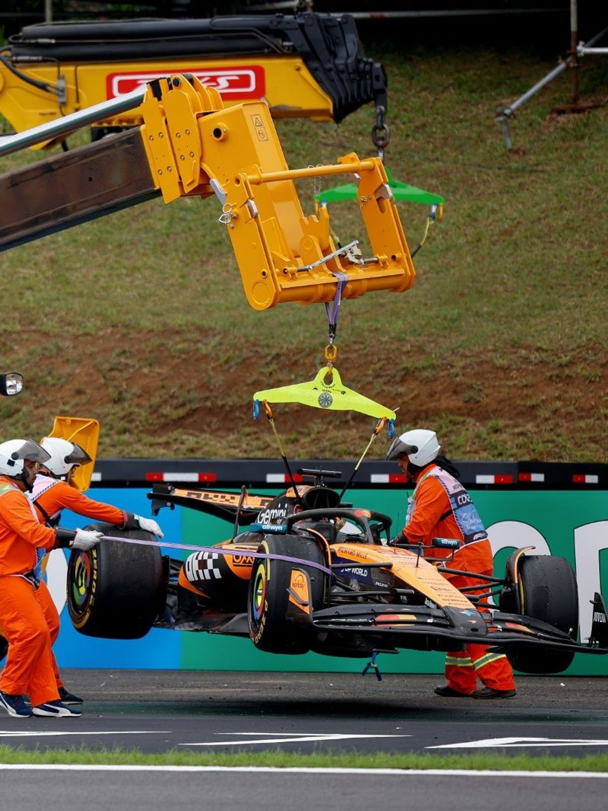 McLaren am Haken: Oscar Piastri schied aus