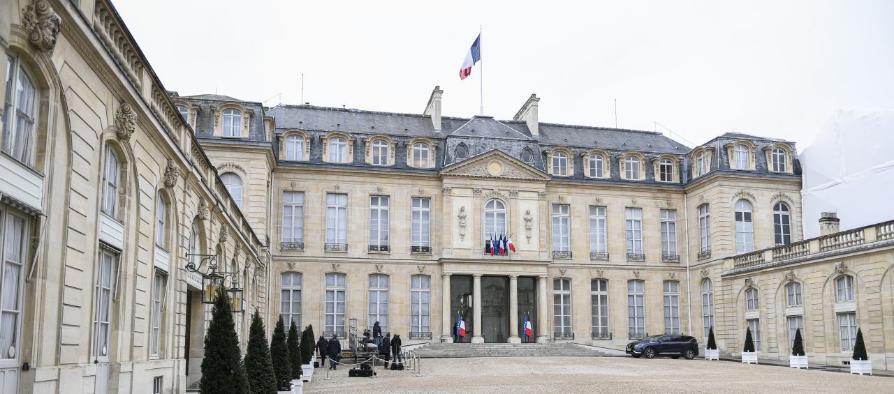 Der Élysée-Palast ist der Amtssitz des französischen Präsidenten Emmanuel Macron.