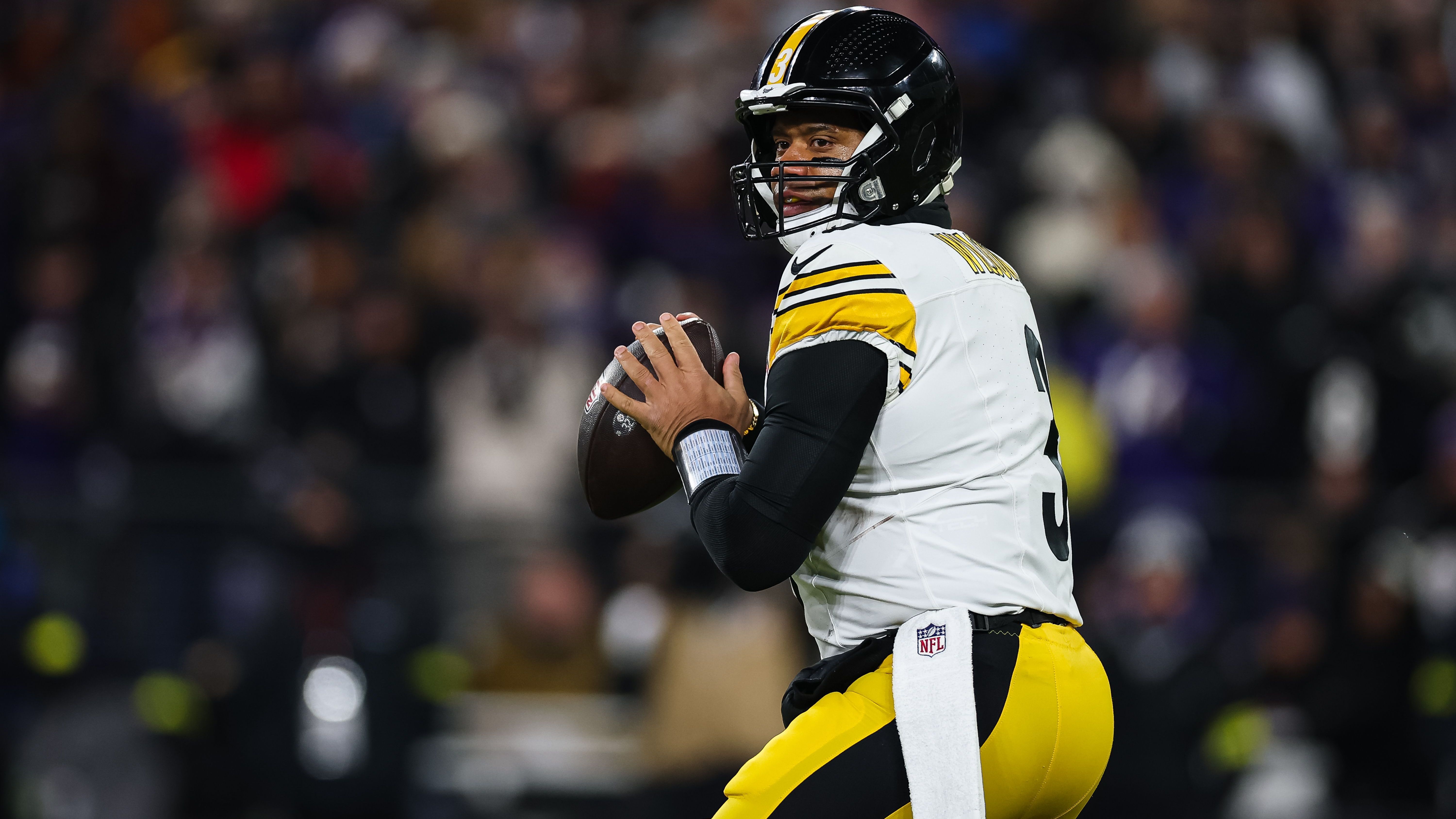 <strong>Russell Wilson (Pittsburgh Steelers)*</strong><br>Spiele: 199<br>Touchdowns: 350<br>Interceptions: 111<br>TD/Int-Ratio: 3,15<br><br>*Starter bis in die Saison 2024