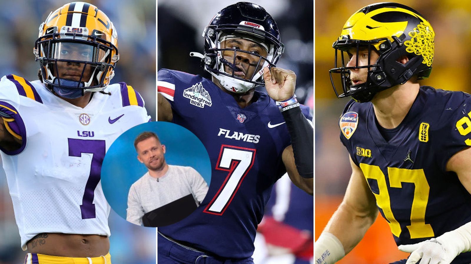 
                <strong>Der NFL Mock Draft 2022</strong><br>
                Der NFL Draft 2022 (am Donnerstag, Freitag und Samstag live auf ProSieben MAXX und ran.de) steht vor der Tür! ran-Netman Mike Stiefelhagen tippt die komplette erste Runde.
              