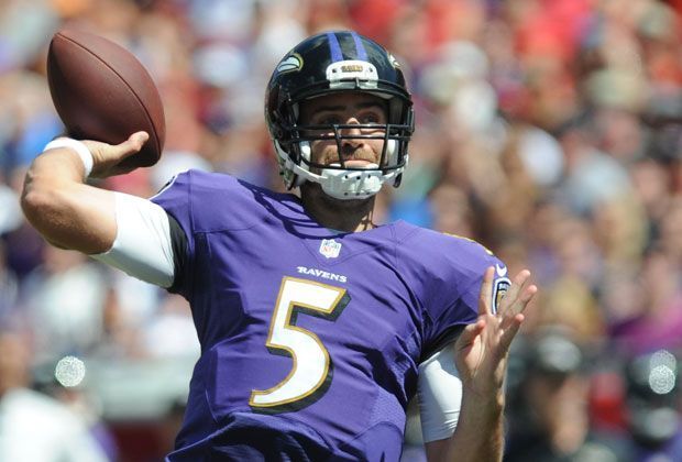 
                <strong>Baltimore Ravens: Joe Flacco</strong><br>
                Unter "Joe-Cool" konnten die Baltimore Ravens im Jahr 2013 wieder den Super Bowl gewinnen. Hinzu kommt, dass Joe Flacco noch lange nicht genug hat und seinen Status bei den Ravens in den nächsten Jahren weiter ausbauen kann.
              