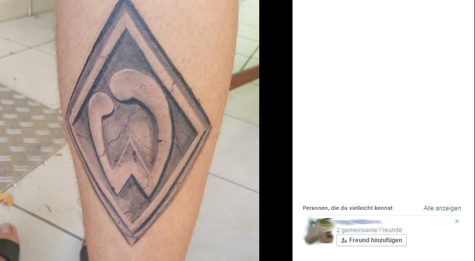 
                <strong>Bundesliga und Co.: Das sind die Klub-Tattoos der ran-User </strong><br>
                SV Werder Bremen.
              