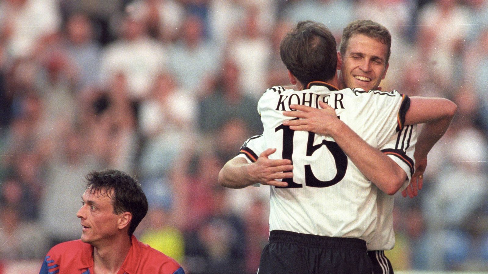 
                <strong>Deutschland gegen Liechtenstein 9:1</strong><br>
                Wann: 4. Juni 1996
              