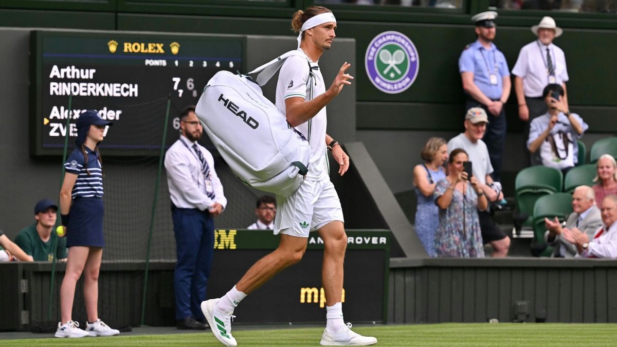 Muss bereits seine Tasche packen: Alexander Zverev