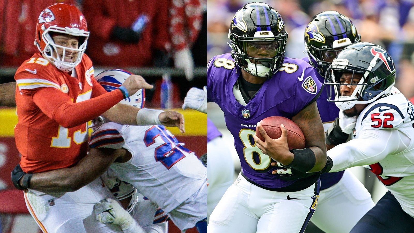 <strong>NFL Divisional Playoff Round: Vier Duelle mit besonderen Geschichten</strong><br>Welche Mannschaften gewinnen am Wochenende und ziehen in die Conference Championship Games ein? <em><strong>ran</strong></em> verrät spannende Fakten zu den vier Spielen.