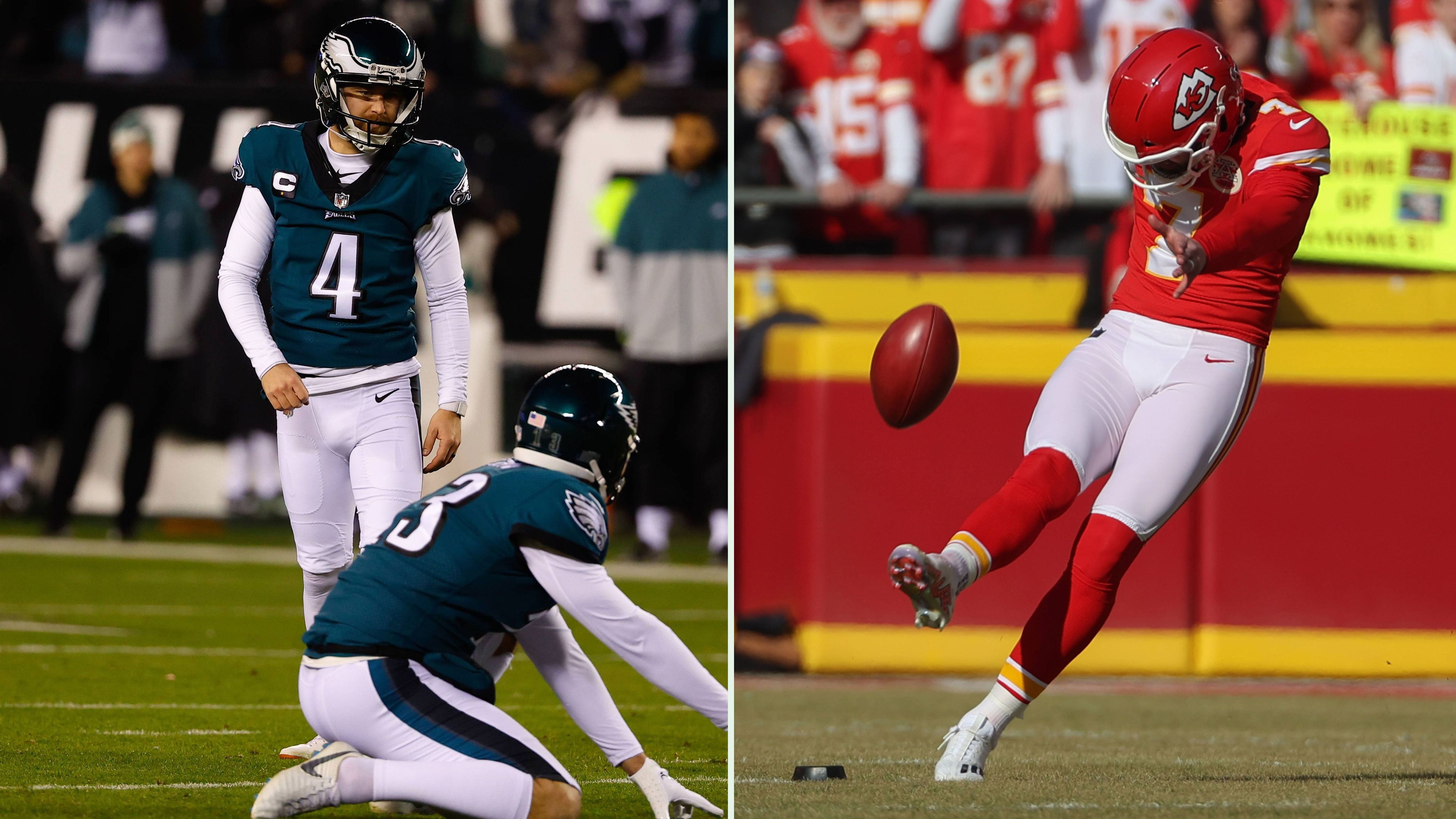 
                <strong>Special Teams</strong><br>
                In einem Duell der Offenses, in dem die Chiefs die an Nummer eins gesetzte und die Eagles die Nummer drei der Liga stellen, könnte die Entscheidung womöglich in letzter Sekunde durch ein Field Goal fallen. Was beim ersten Super Bowl-Sieg der Eagles in der Saison 2017 häufig übersehen wird, ist die Tatsache, dass Kicker Jake Elliott als Rookie dabei drei Field Goals verwandelt hat, darunter einen 46-Yarder 1:05 Minuten vor Schluss. Der 28-Jährige spielt bisher eine bärenstarke Saison mit 20 von 23 verwandelten Field Goals und 51 von 53 verwandelten Extrapunkten. In den Playoffs ist Elliott sogar noch fehlerlos (2/2 FGs, 9/9 PATs). Bei den Chiefs spielte Harrison Butker seine schwächste Saison seiner Karriere für Kansas City. Der 27-Jährige verwandelte in der Regular Season nur 18 von 24 seiner Field Goal Attempts (75 Prozent). In der Postseason kickte Butker dann aber wie sein Gegenüber perfekt mit fünf verwandelten Field Goals und ebenfalls fünf erfolgreichen PATs. Punkte für beide Teams - 7:4 für die Eagles
              