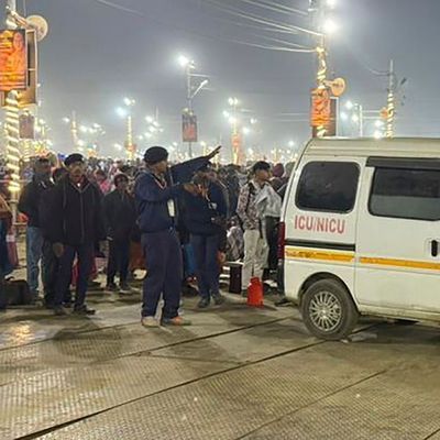 Hindu-Fest Maha Kumbh Mela in Indien