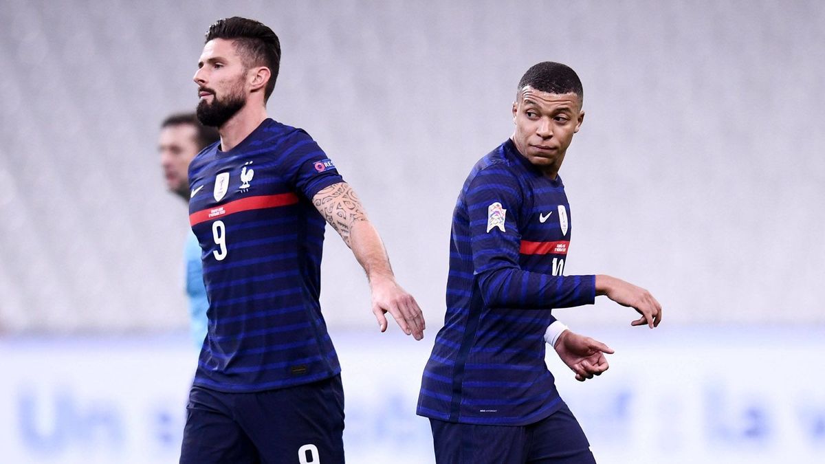 Giroud und Mbappe