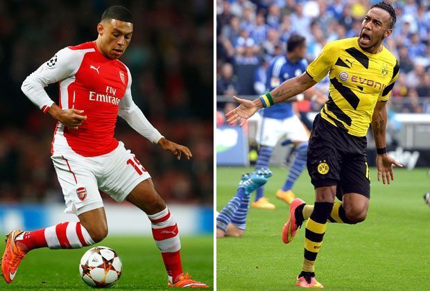 
                <strong>Alex Oxlade-Chamberlain vs. Pierre-Emerick Aubameyang</strong><br>
                Die Offensivpower scheint Oxlade-Chamberlain verloren zu haben. Lediglich zwei Tore in 20 Spielen erzielte der Engländer. Aubameyang traf dagegen bereits zehn Mal diese Saison. Sieg Dortmund. Arsenal 4:6 BVB.
              