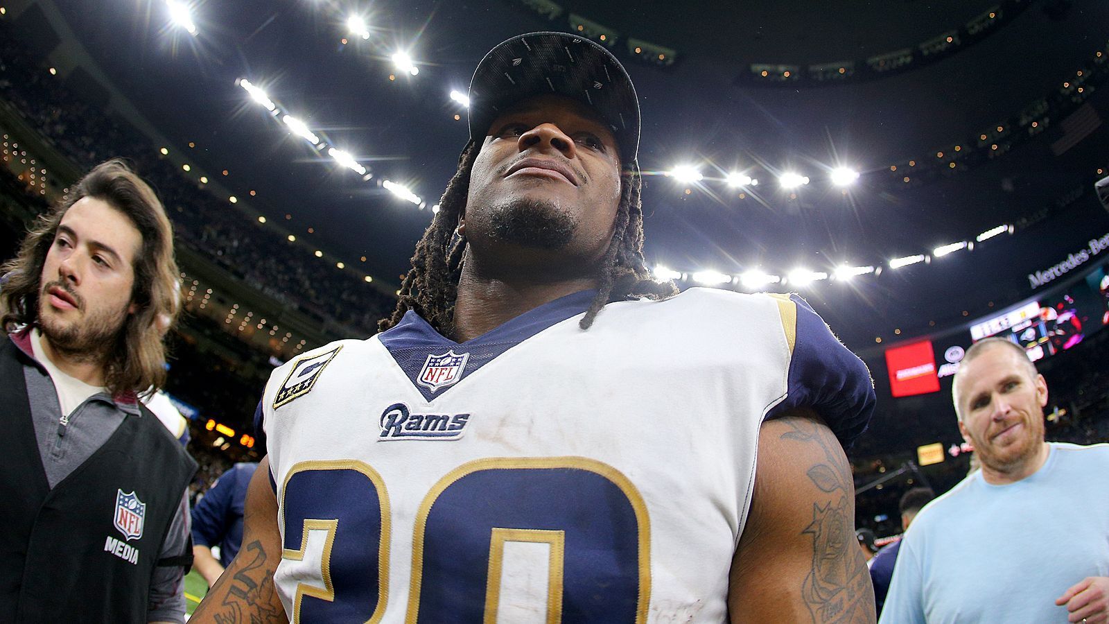 
                <strong>Todd Gurley</strong><br>
                Todd Gerome Gurley II (Running Back der Los Angeles Rams)
              