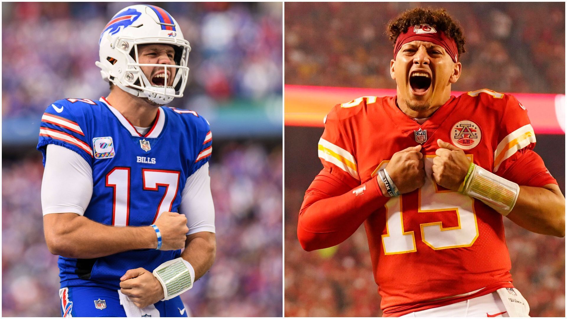 
                <strong>Buffalo Bills at Kansas City Chiefs: Patrick Mahomes und Josh Allen - Zwei Top-Quarterbacks unter sich</strong><br>
                Das Playoff-Spiel der vergangenen Saison zwischen den Buffalo Bills und den Kansas City Chiefs gilt als eines der spektakulärsten Postseason-Duelle der jüngeren Vergangenheit. Am Sonntag (ab 22:20 Uhr live auf ProSieben und im Livestream auf ran.de) stehen sich die beiden Top-Teams (beide 4-1) um die elitären Quarterbacks Josh Allen und Patrick Mahomes erneut gegenüber. Was macht die beiden Spielmacher aus? Wie verlief ihre bisherige NFL-Karriere? Womit ist beim Aufeinandertreffen in Woche sechs zu rechnen? ran stellt die beiden gegenüber.
              