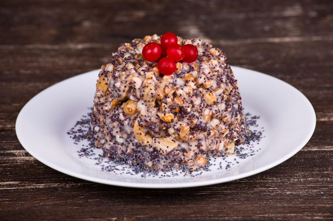 Kutja ist ein typisches Gericht in Russland. Der Brei steht traditionellerweise auf jeder Tafel zu Weihnachten.