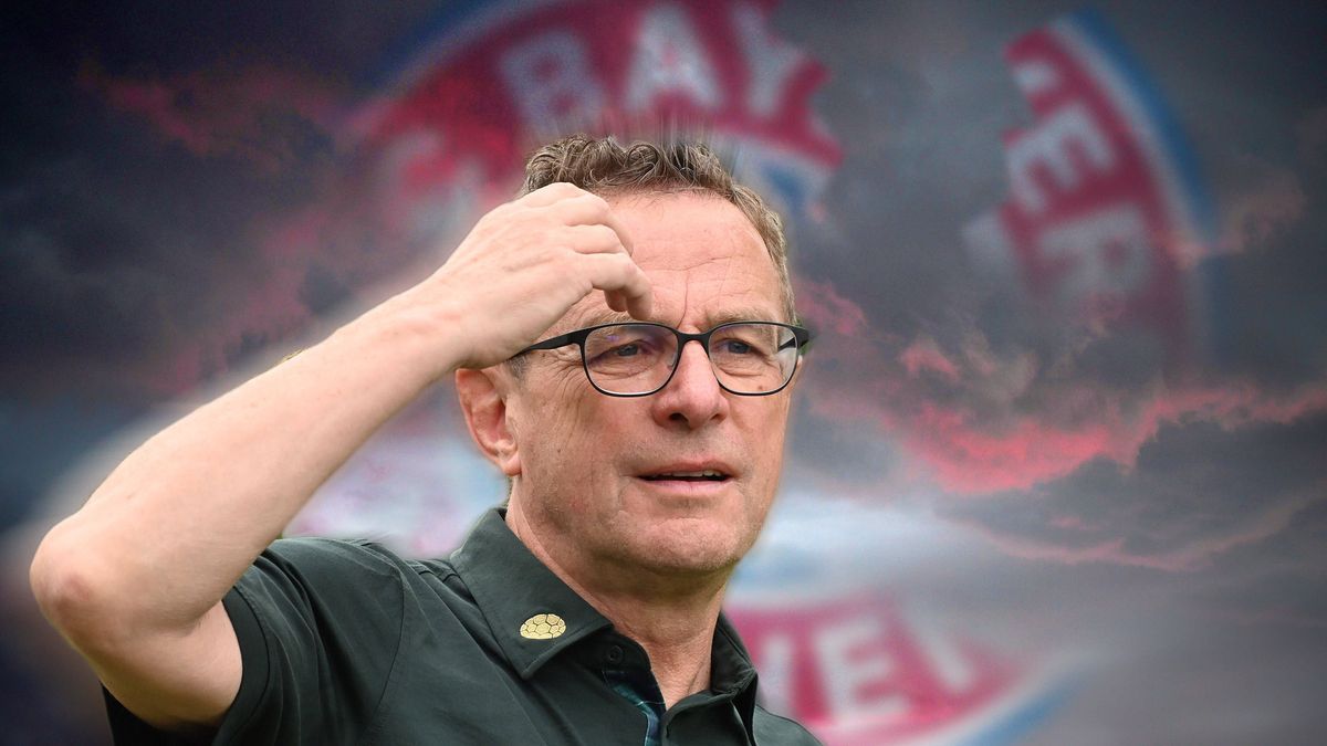FOTOMONTAGE: EILMELDUNG. Ralf RANGNICK sagt dem FC Bayern Muenchen ab. ARCHIVFOTO; Ralf RANGNICK (Fussballtrainer), Gestik,skeptisch, Einzelbild,angeschnittenesEinzelmotiv, Portraet,Portrait, *** P...