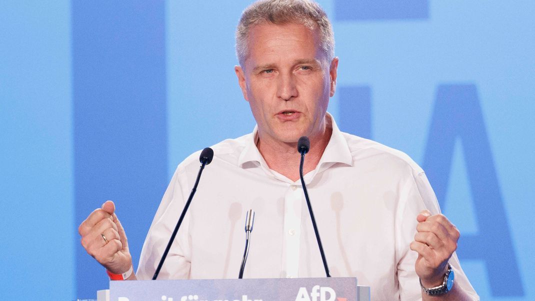 Petr Bystron spricht für die AfD in Bayern