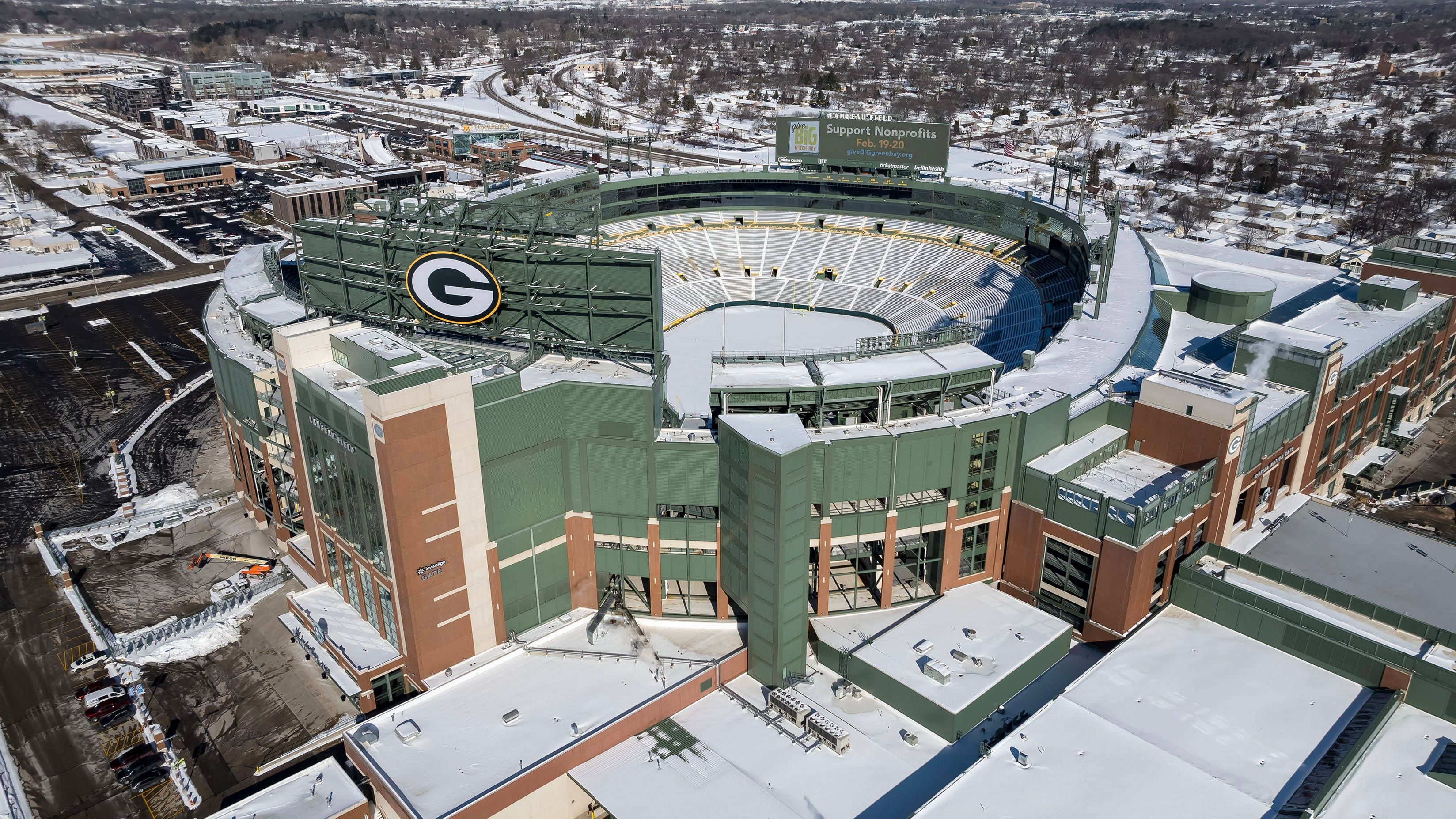 <strong>Platz 1: Green Bay Packers</strong><br>Lambeau Field