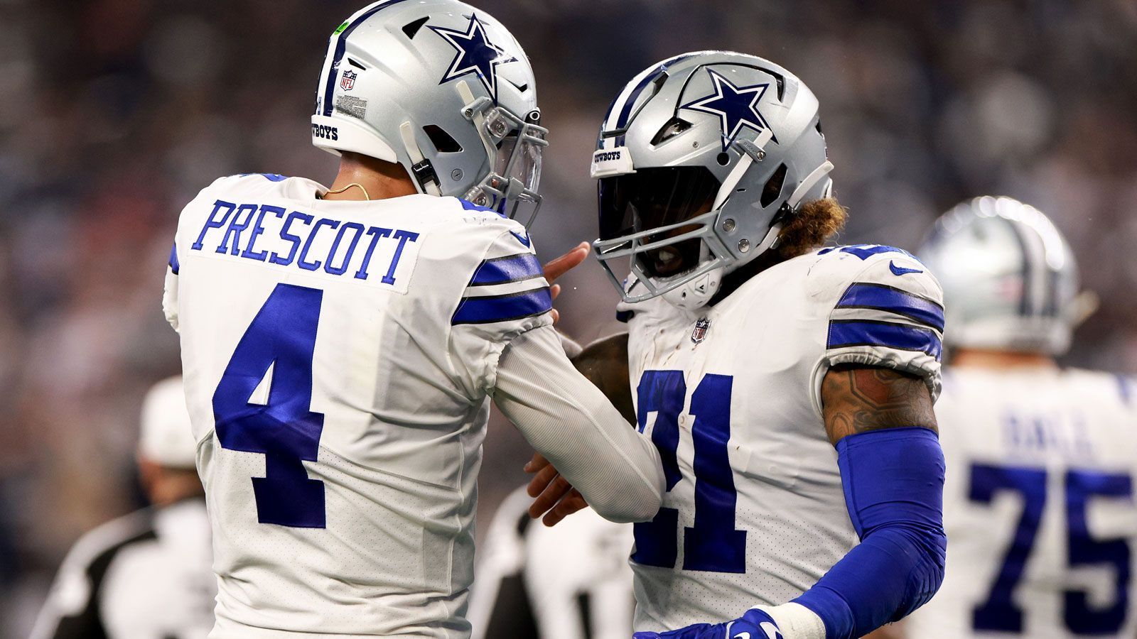 
                <strong>Platz 5 in der NFC: Dallas Cowboys (12-4)</strong><br>
                Playoff-Ticket schon fix&#x2022; Week 18: @Commanders<br>
              