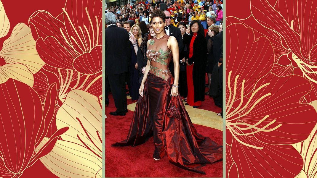 Halle Berry machte bereits 2002 bei den Oscars im Elie Saab-Dress eine gute Figur.