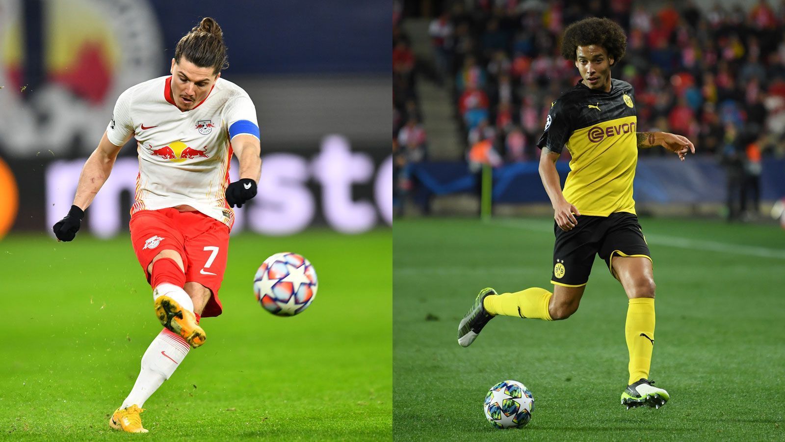 
                <strong>Mittelfeld: Marcel Sabitzer versus Axel Witsel </strong><br>
                Das Duell der Stabilisatoren im Mittelfeld. Witsel stand in zwölf von 14 Spielen in der Startelf und führt die Ligastatistik mit einer Passquote von 94,97 Prozent an. Auf eine Torbeteiligung wartet der Belgier aber noch vergeblich. Sabitzer ist der unersetzliche Dauerbrenner im RB-Mittelfeld. Er meldete sich nach der Verletzungspause beeindruckend zurück und überzeugte mit drei Toren und einer Vorlage. Als Bindeglied zwischen Offensive und Defensive ist er ein Schlüsselspieler von Trainer Julian Nagelsmann. Punkt Sabitzer, 5:2
              