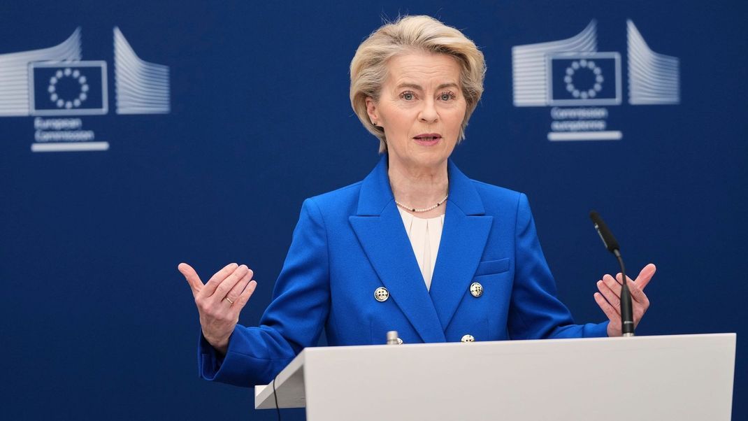 Von der Leyen will Europa wieder aufrüsten.