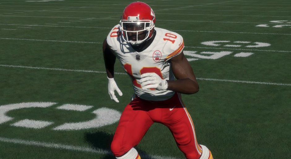 
                <strong>Tyreek Hill (Kansas City Chiefs)</strong><br>
                Tempo-Wert: 97
              