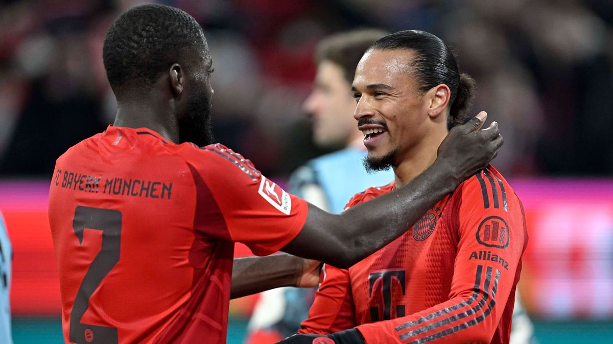Upamecano, Sane