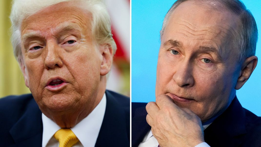 US-Präsident Donald Trump und Russlands Präsident Wladimir Putin treffen sich am 15. August in Alaska.