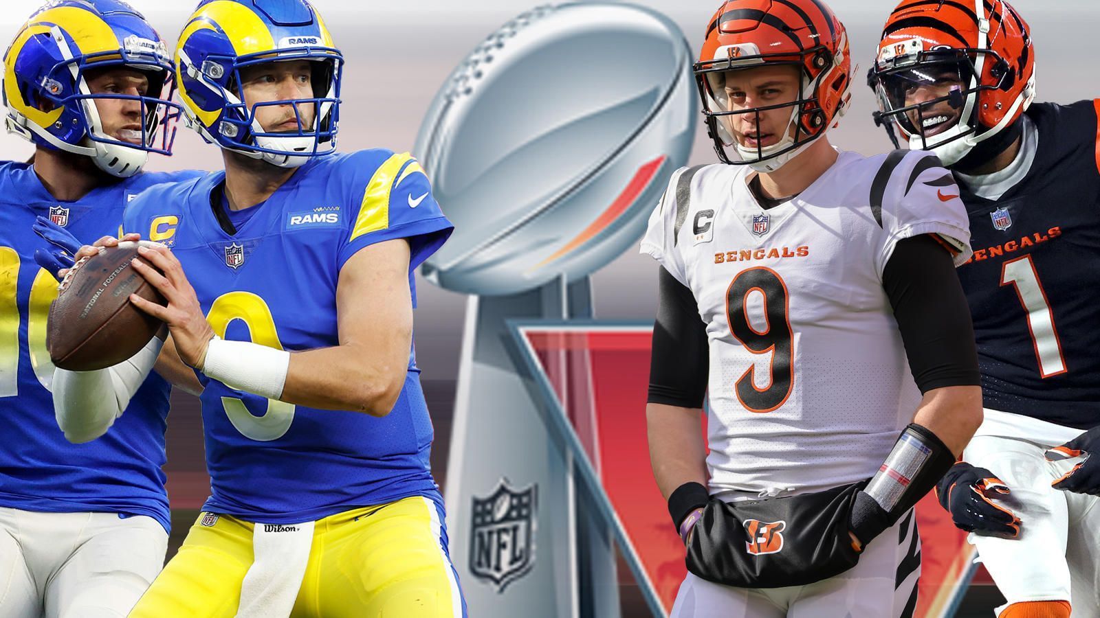 
                <strong>Super Bowl 2022: Bengals vs. Rams im Head to Head</strong><br>
                Die Los Angeles Rams gehen als Favorit in den Super Bowl (am Sonntag ab 22:55 Uhr live auf ProSiebe und ran.de). Doch haben sie wirklich das bessere Team? In einem Head to Head vergleicht ran die Rams mit den Cincinnati Bengals Position für Position und ermittelt, wer auf dem Papier wirklich das stärkere Team stellt. Die Defense wird in Pass Rush, Laufverteidigung und Passverteidigung unterteilt, weil die Teams in unterschiedlichen Systemen spielen.
              